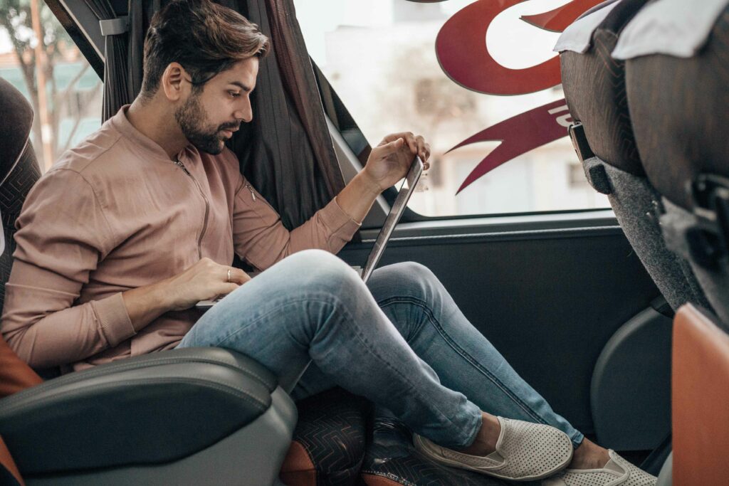 viagem de onibus